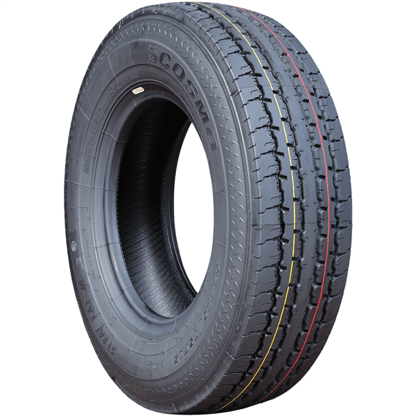 ST225/75R15 COSMO STRAY KAT III 124/124M 14PLY ALL STEEL TRAILER TIRE**14PLY** thumbnail 1