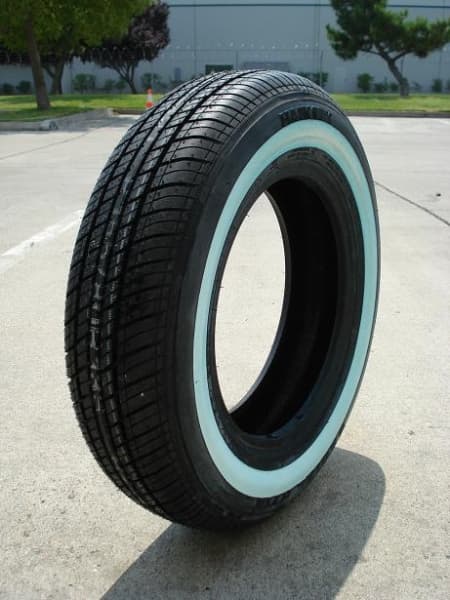 Hankook Radial P155/80R13 H714 White Wall Tire 79S 1