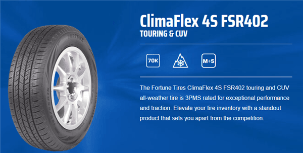 235/40R19 FORTUNE CLIMAFLEX 4S FSR402 96V XL M+S 700A-A 70K