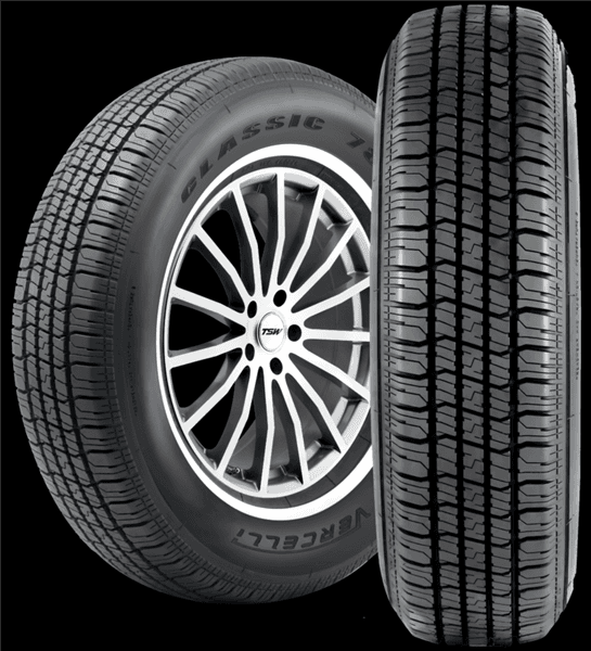 205/75R15 VERCELLI CLASSIC 787 97S WSW WHITE WALL+ROAD HAZARD thumbnail 1