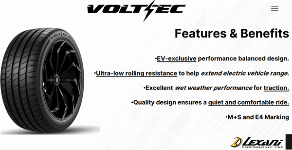 265/50ZR19 LEXANI VOLT-EC 110Y XL 600A-A EV 1