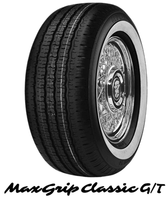 205/75R15 GRIPMAX MAXGRIP CLASSIC G/T 97H 40MM WHITE WALL 420A-B 50K+ ROAD HAZARD thumbnail 1
