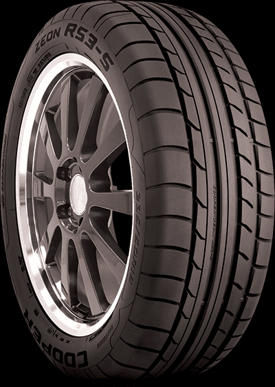 265/45R18 COOPER ZEON RS3-A 101W BLK STD 500-AA-A M+S 40K thumbnail 1