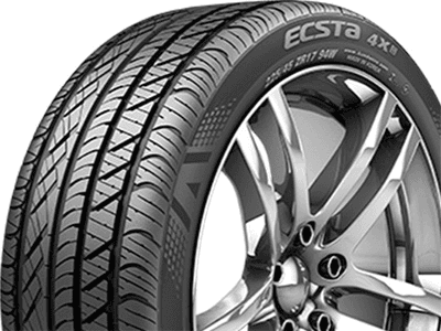 225/55ZR17 KUMHO ECSTA 4X II KU22 97W BW 420-A-A 40K **SPECIAL** thumbnail 1