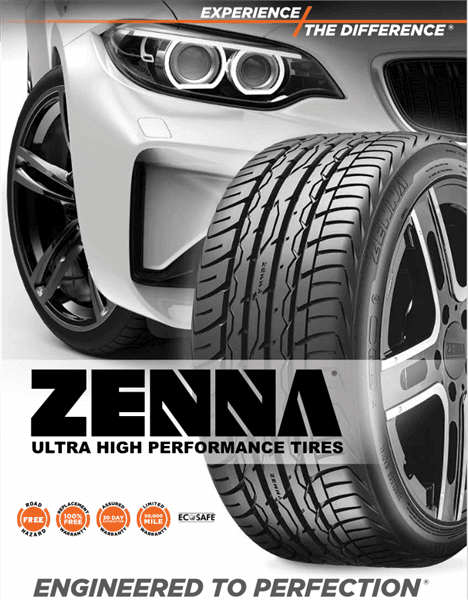 275/35ZR20 ZENNA ARGUS UHP 102W XL 420-AA-A 30K